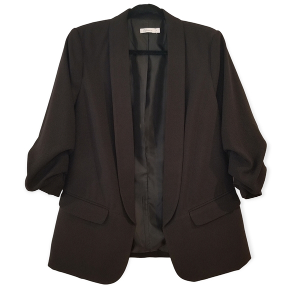 Reitmans Open Front Blazer with 3/4 Length Sleeves, Size 9 - Picture 1 of 5